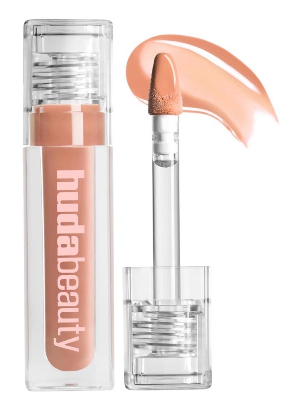 HUDA BEAUTY Caramel Nude Lip Gloss